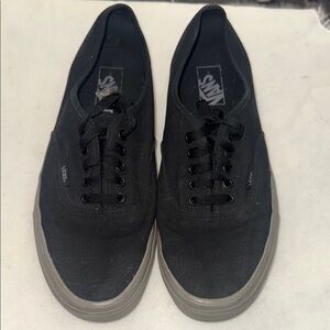 Vans Men's Black and Gray Sneakers